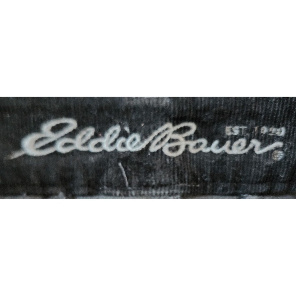Eddie Bauer Black Corduroy Mini A-Line Skirt Women's Size 12 W34 Length 19 - Picture 5 of 6